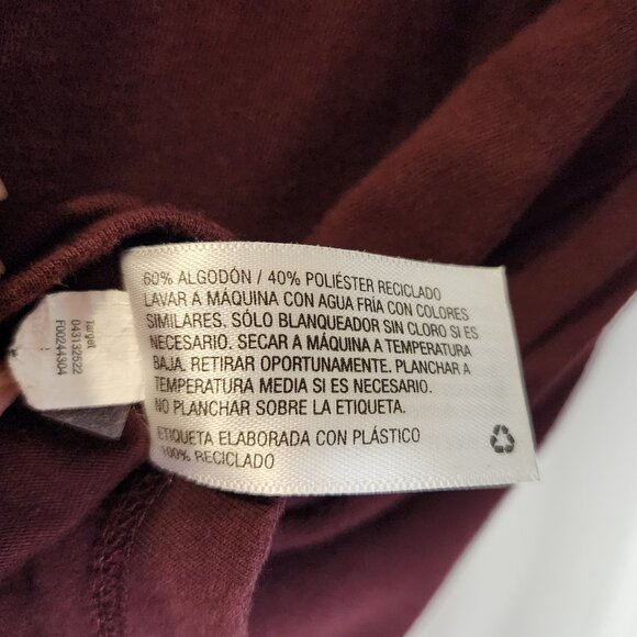 Maroon Goodfellow & Co. Mens Large Short Sleeve Tee - Picture 4 of 5